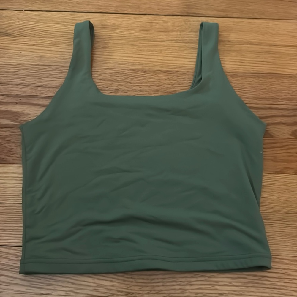 Green crop top from Amazon, worn once at Disney women’s size small